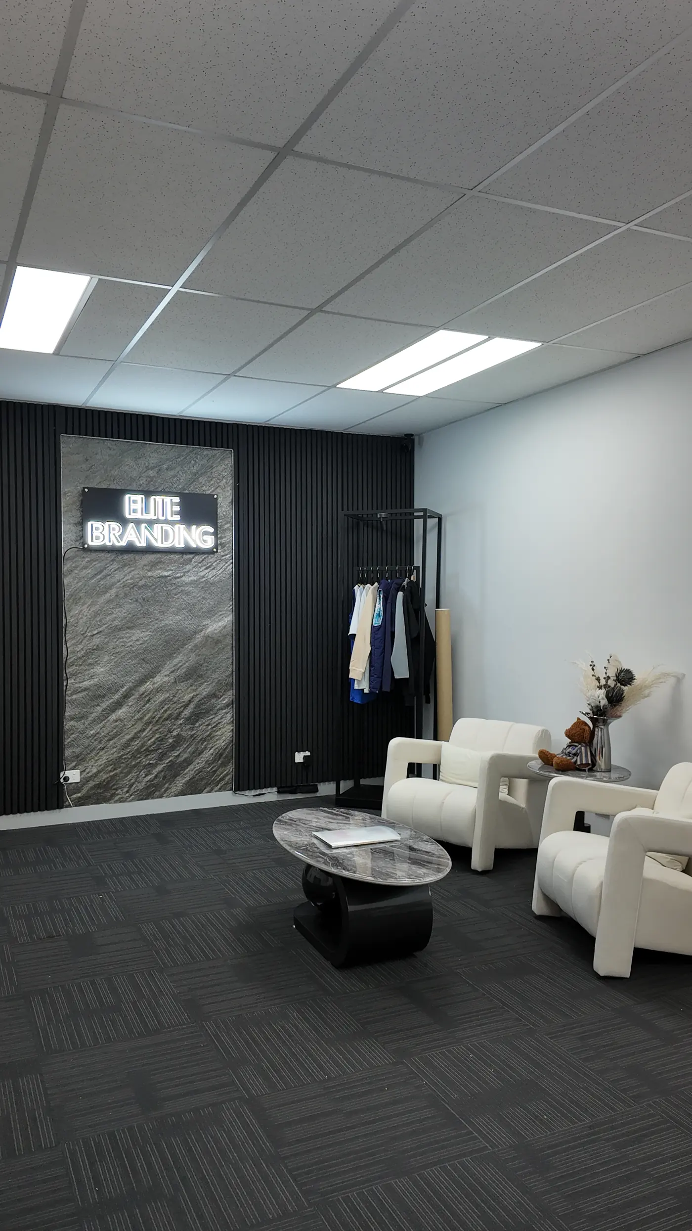 Inside the Elite Branding showroom in Derrimut